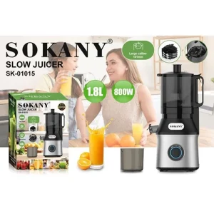 آبمیوه‌گیری سوکانی مدل SK-01015 | اصلی 800 وات با مخزن 1.8 لیتری