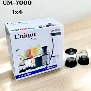آبمیوه گیری چهار کاره یونیک مدل UM7000 ظرفیت ۶.۲ لیتر