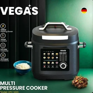 زودپز وگاس 8 لیتری مدل VEGAS VPC1421