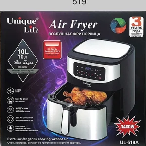 سرخ کن بدون روغن یونیک لایف مدل UL519A ظرفیت 10 لیتری