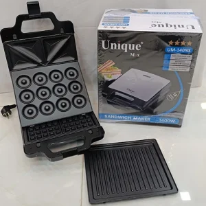 ساندویچ‌ساز چندکاره Unique Max مدل UM‑140NS – توان 1400 وات
