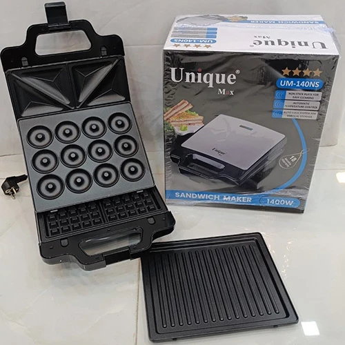 qyjEB9J3u0gCvzRv ساندویچساز چندکاره Unique Max مدل UM‑140NS – توان 1400 وات
