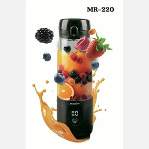 شیکر شارژی مایر مدل MR220 ظرفیت ۵۸۰ میلی‌لیتر