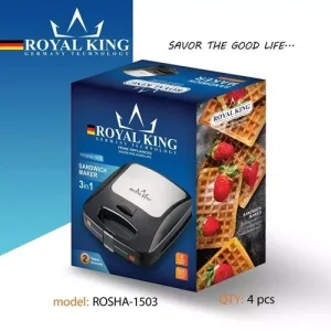 ساندویچ ساز رویال کینگ مدل ROSHA-1503 سه کاره