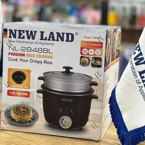 پلوپز نیولند NL-2948BL ظرفیت ۱.۸ لیتر با بدنه استیل ضد زنگ