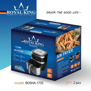 سرخ کن بدون روغن رویال مدل ROSHA-1755 ظرفیت ۱۲ لیتر